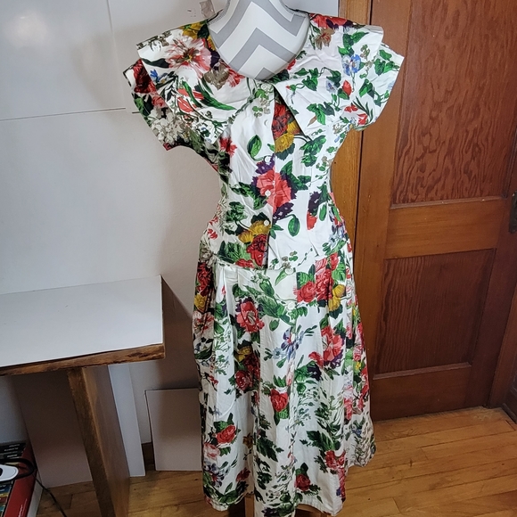 Vintage Private Collection by House of Lloyd 2 Piece skirt set Cotton Size 10 - Picture 2 of 12